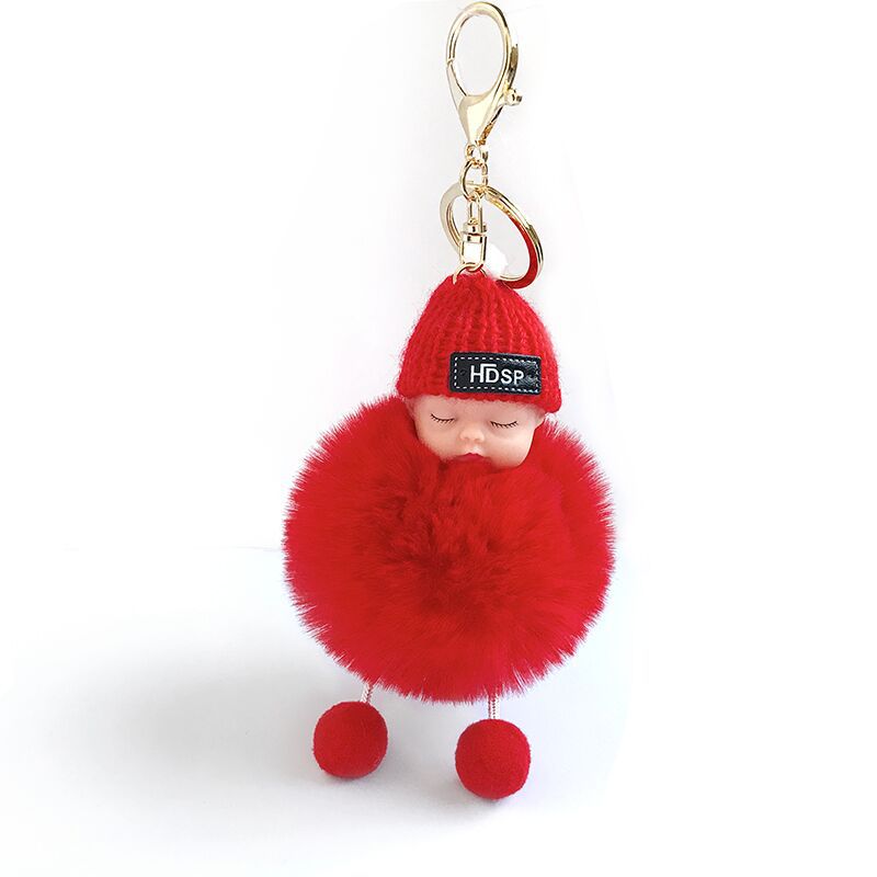 Wholesale Cartoon Sleeping Dream Doll Plush Keychains